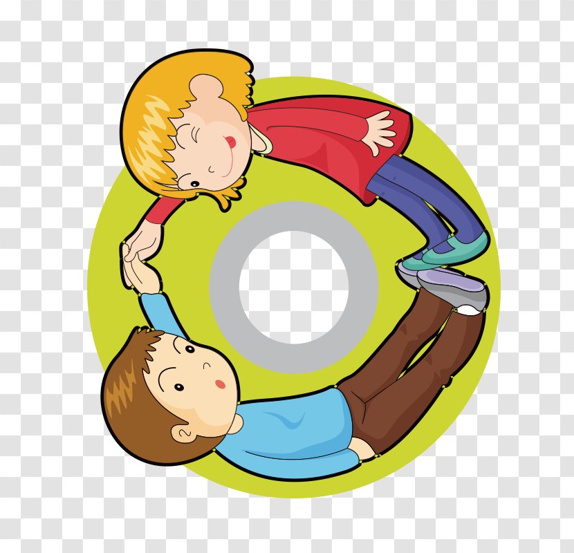 Significant Other Couple Illustration - Cartoon - Little On The Disc Transparent PNG