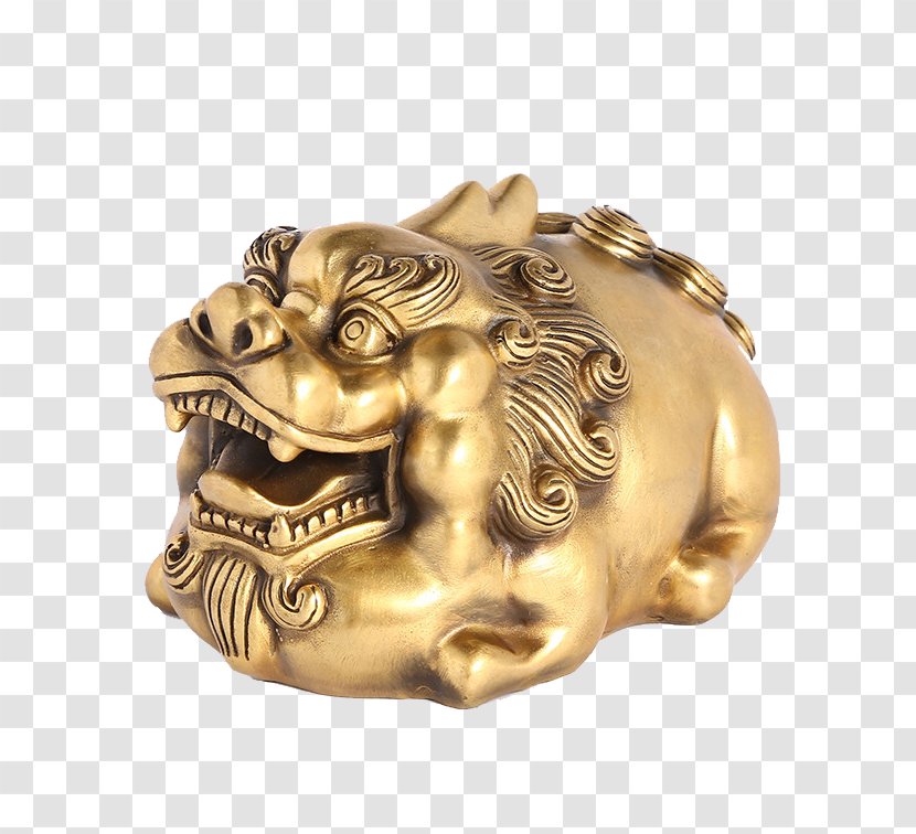 Pixiu Brass Copper Taobao Bronze - Pi Xiu Decoration Transparent PNG