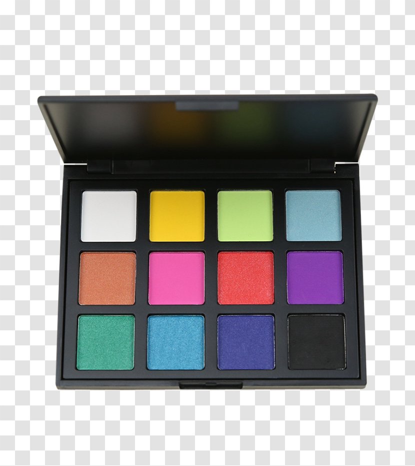 Eye Shadow Cosmetics Face Powder Morphe 35 Color Shimmer Nature Glow Eyeshadow Palette - Compact Transparent PNG