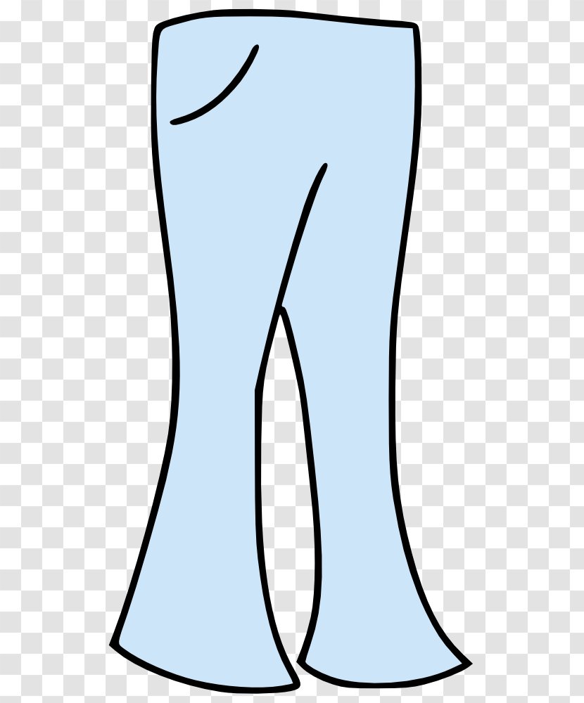 Pants Bell-bottoms Clothing Clip Art - Fashion - Blue Jeans Clipart Transparent PNG