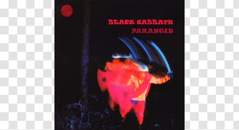 Paranoid Black Sabbath LP Record Phonograph Heavy Metal - Flower - Iron Man Transparent PNG