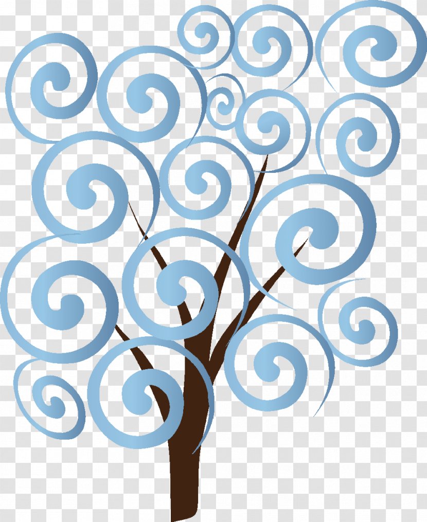 Tree Clip Art - Floral Design - Abstract Transparent PNG