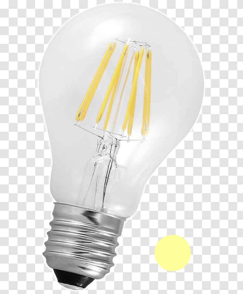 Edison Screw LED Filament Lamp Incandescent Light Bulb - Millimeter Transparent PNG