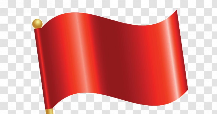 Flag Cartoon - Red - Material Property Warning Transparent PNG