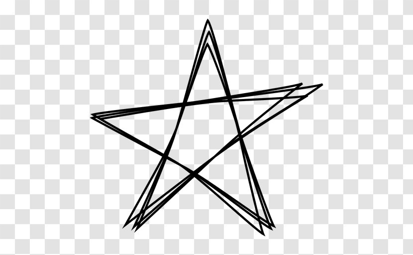 Drawing Sigil Writing Pentagram - Star - Starting Transparent PNG