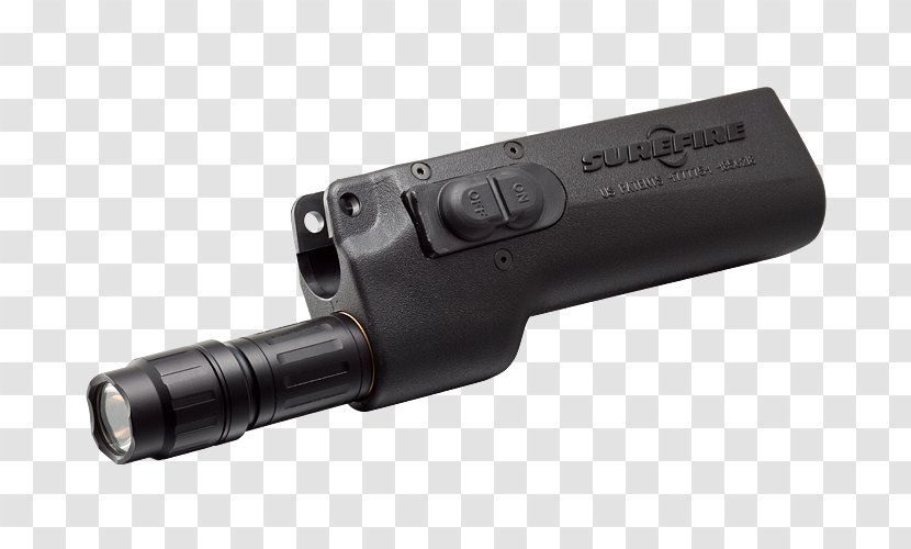 Heckler & Koch MP5 SureFire Picatinny Rail H&K HK53 Handguard - Silhouette - Weapon Transparent PNG
