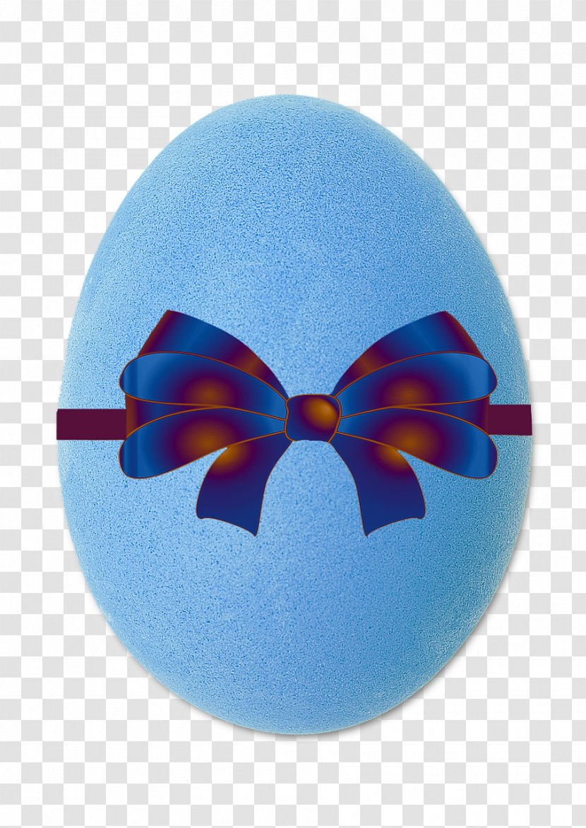 Easter Bunny Egg Resurrection Of Jesus - Cobalt Blue Transparent PNG