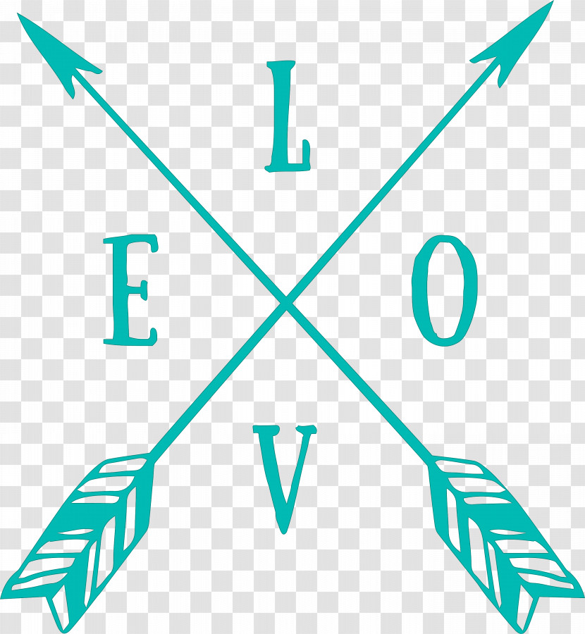 Love Cross Arrow Cross Arrow With Love Cute Arrow With Word Transparent PNG