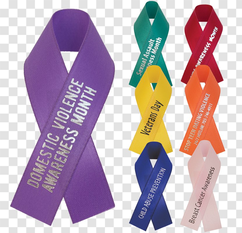 Awareness Ribbon Yellow Red - Material Transparent PNG