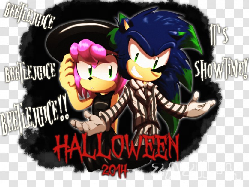 Amy Rose Sonic Chaos & Sega All-Stars Racing Dash Shadow The Hedgehog - Logo - Beetlejuice Costume Transparent PNG