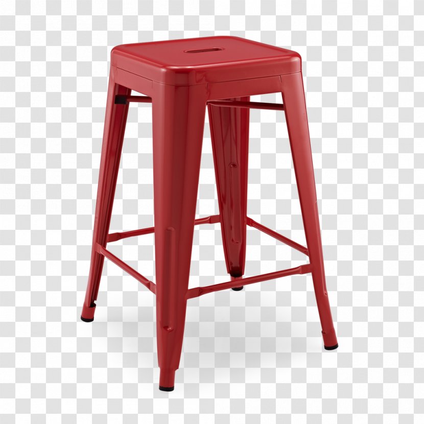 Tolix Bar Stool Chair Table - Industrial Style Transparent PNG