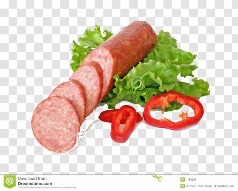 Sausage Salami Ham Barbecue Meat - Cold Cut - Slice Transparent PNG