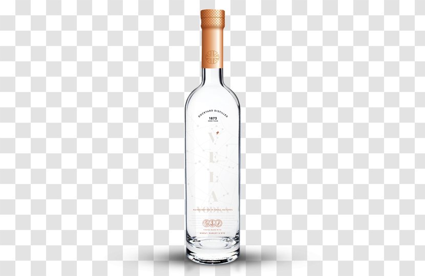 Liqueur Glass Bottle Vela Vodka Copper Rivet Distillery Transparent PNG