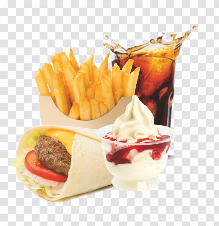 Fast Food Street Kebab French Fries Menu - Frying Transparent PNG