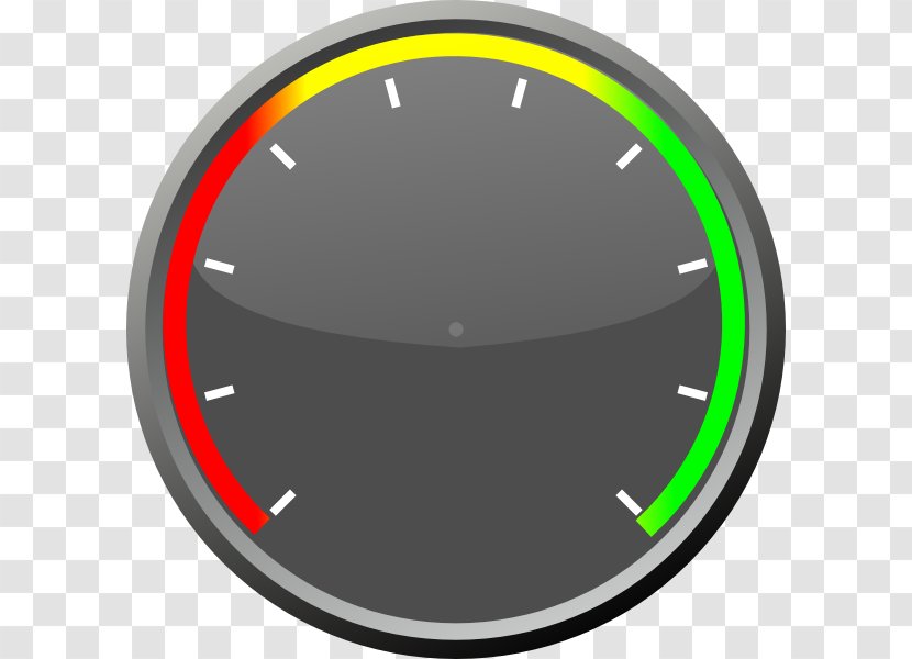 Gauge Speedometer Clip Art - Area - Blank Cliparts Transparent PNG