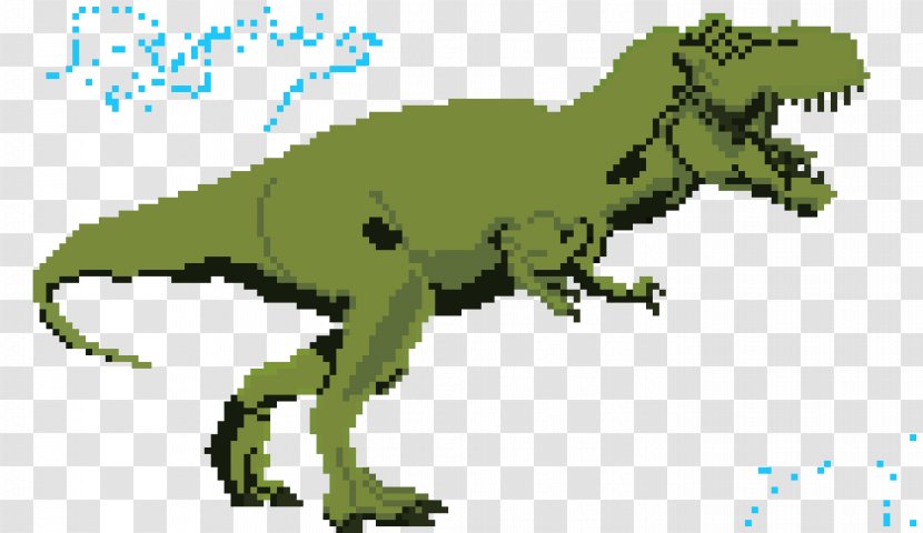 Tyrannosaurus Pixel Dinosaur Art The - Biome Transparent PNG