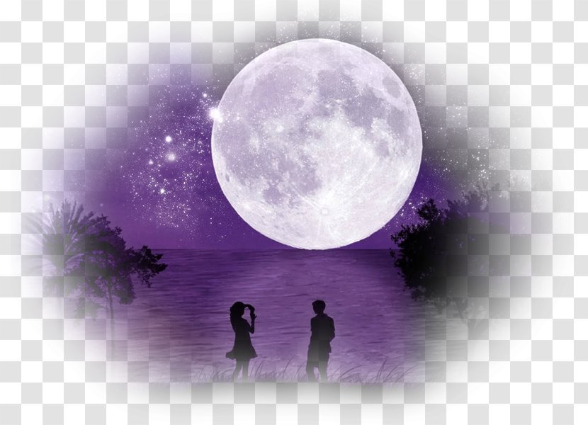 Night Sky Full Moon Outer Space Transparent PNG