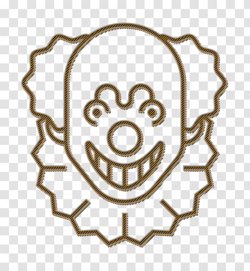 Carnival Icon Circus Clown - Creepy - Sticker Smile Transparent PNG