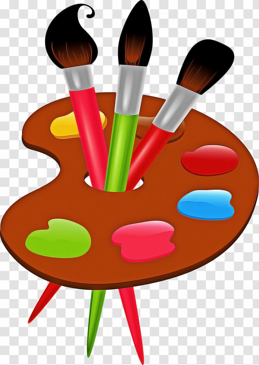 Paint Brush Cartoon - Material Property - Makeup Brushes Cosmetics Transparent PNG