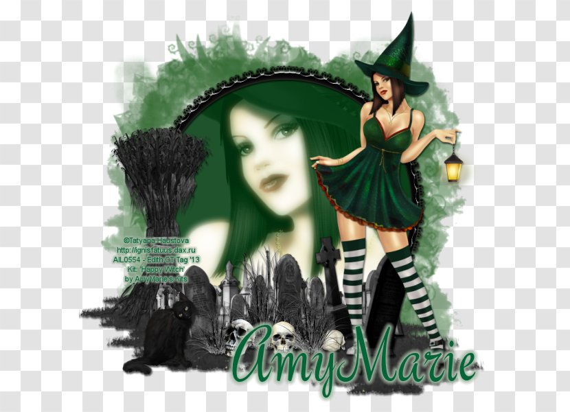 Legendary Creature - Fictional Character - Green Witch Transparent PNG