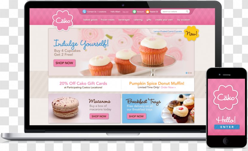 Bakery Responsive Web Design Development E-commerce - Display Advertising - Brochure For Your Businessmarketing Transparent PNG