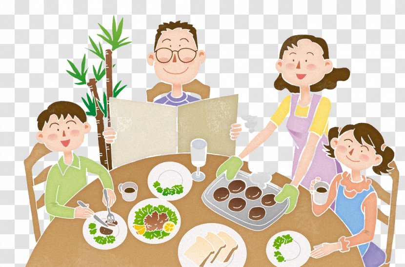 Eating Food Meal Clip Art - Dinner - Family Breakfast Transparent PNG