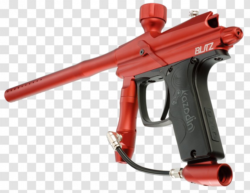 Paintball Guns Shooting Sport Trigger - Firearm - Red Orange Transparent PNG