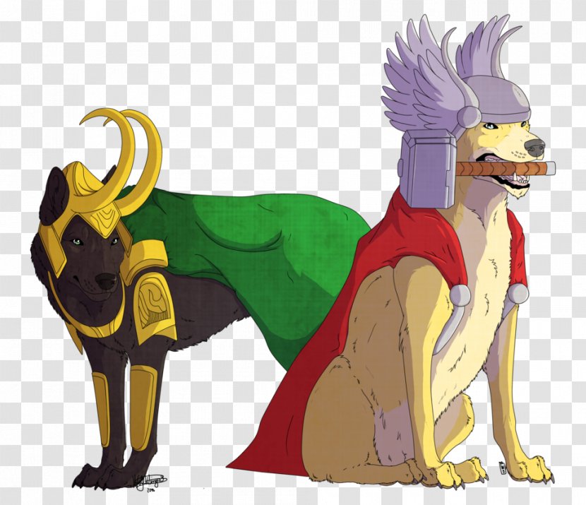 Dog Loki Thor Wolves - Fictional Character Transparent PNG
