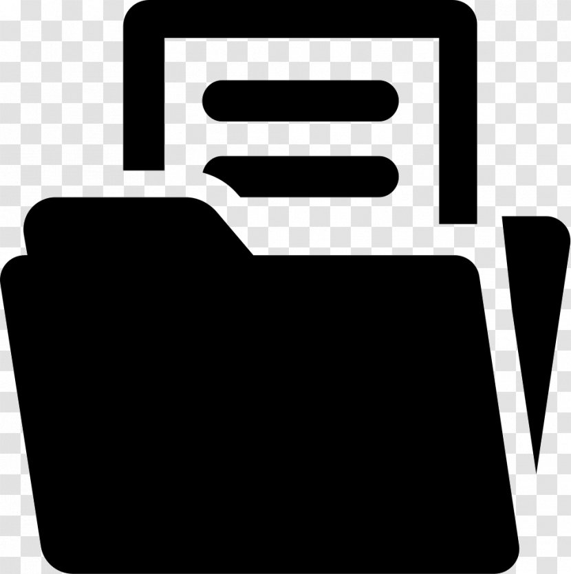 Black And White Logo Rectangle - Computer Software - Document Transparent PNG