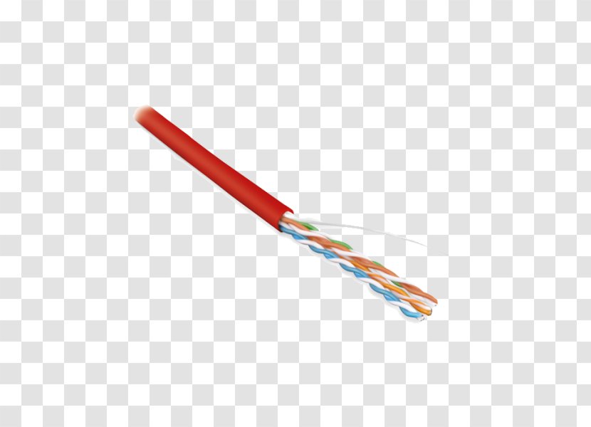 Paper Electrical Cable Twisted Pair Power Color - Red Transparent PNG