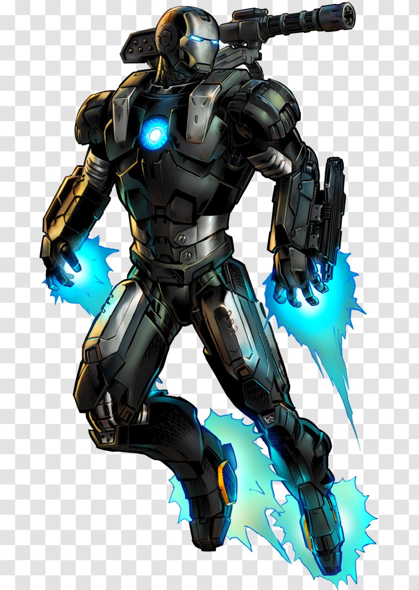 War Machine Iron Man Marvel: Avengers Alliance Captain America Carol Danvers - Armour Transparent PNG
