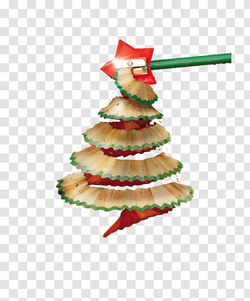 Pencil Christmas Tree Creativity - Ornament - Creative Shavings Transparent PNG