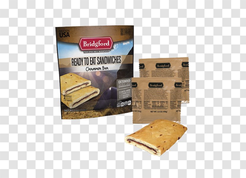 Cinnamon Roll Turnover Meal, Ready-to-Eat French Toast Cracker - Emergency Rations - Bun Transparent PNG