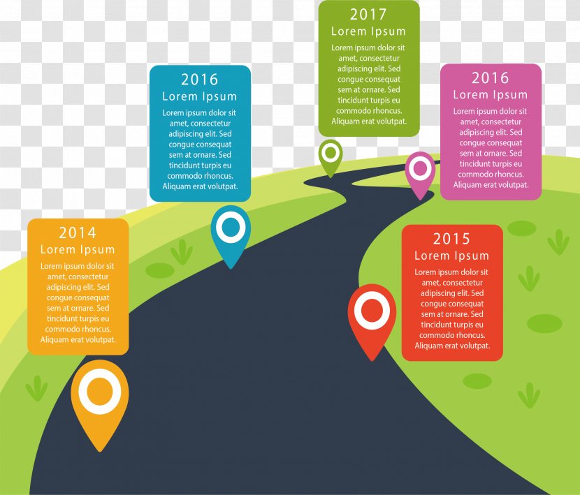 Timeline Chart Download - Grass Bend Time Axis Transparent PNG