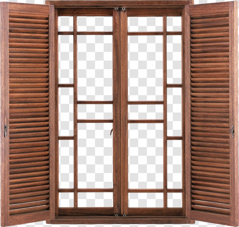 Window Blind Sliding Door Shutter - Glass - Retro Extrapolation Interior Architectural Windows Transparent PNG