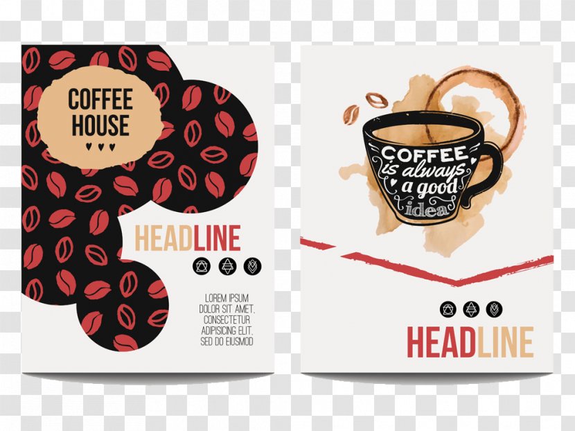 Coffee Cafe Poster Menu - Vector Transparent PNG