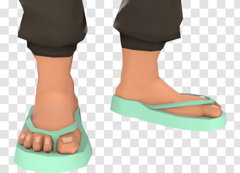 Team Fortress 2 Slipper Flip-flops Tomb Raider Sandal - Watercolor Transparent PNG