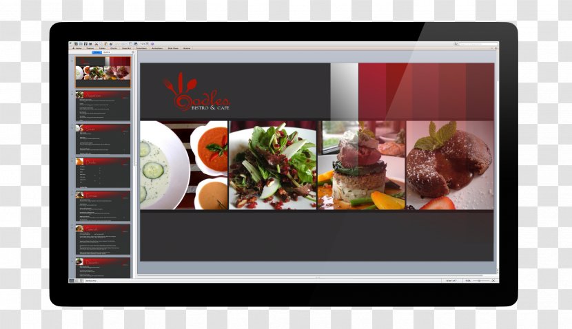 Display Advertising Electronics Recipe Restaurant - Ipad Template Transparent PNG