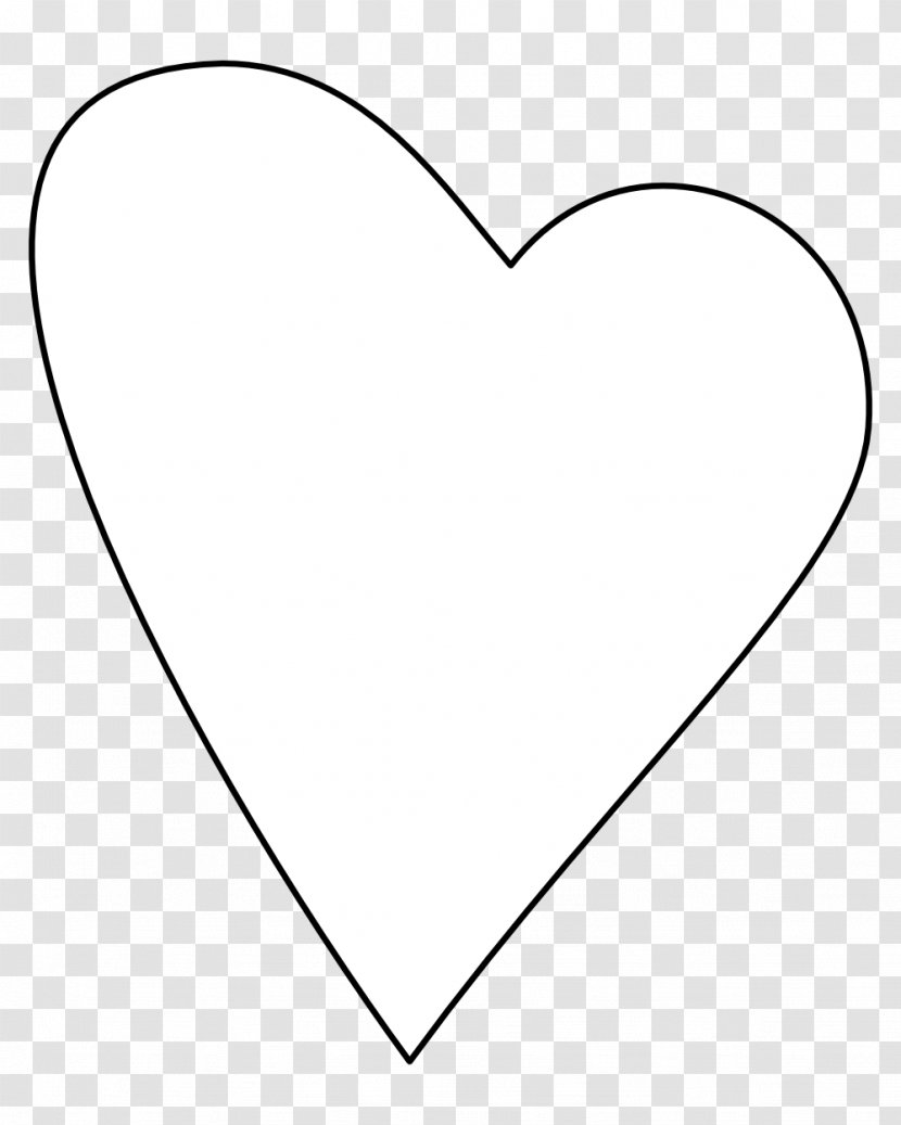 Line Art Drawing Clip - Frame - Heart Transparent PNG