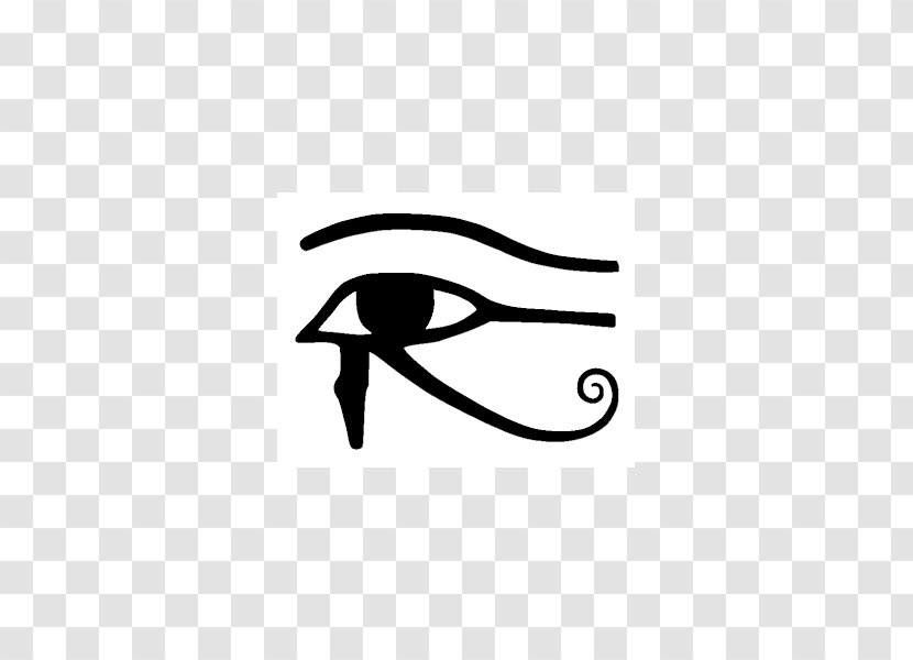 Ancient Egypt Eye Of Horus Ra Egyptian - Monochrome - Symbol Transparent PNG