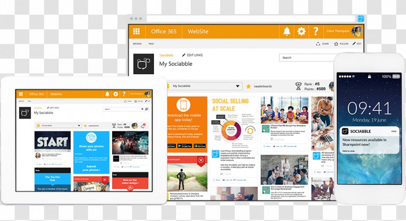 Microsoft Office 365 SharePoint Intranet Internet Explorer - Digital Workplace Transparent PNG