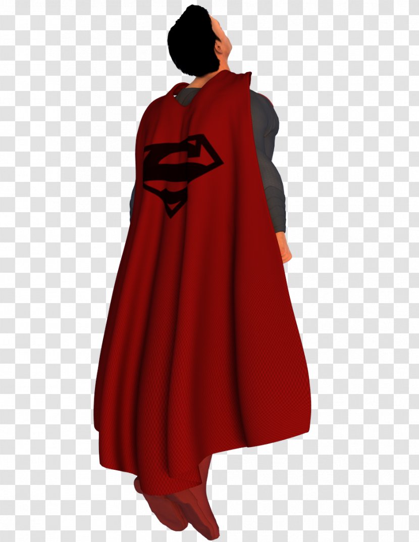 Justice League Cape Robe Art Shoulder - Fiction - MAN OF STEEL Transparent PNG