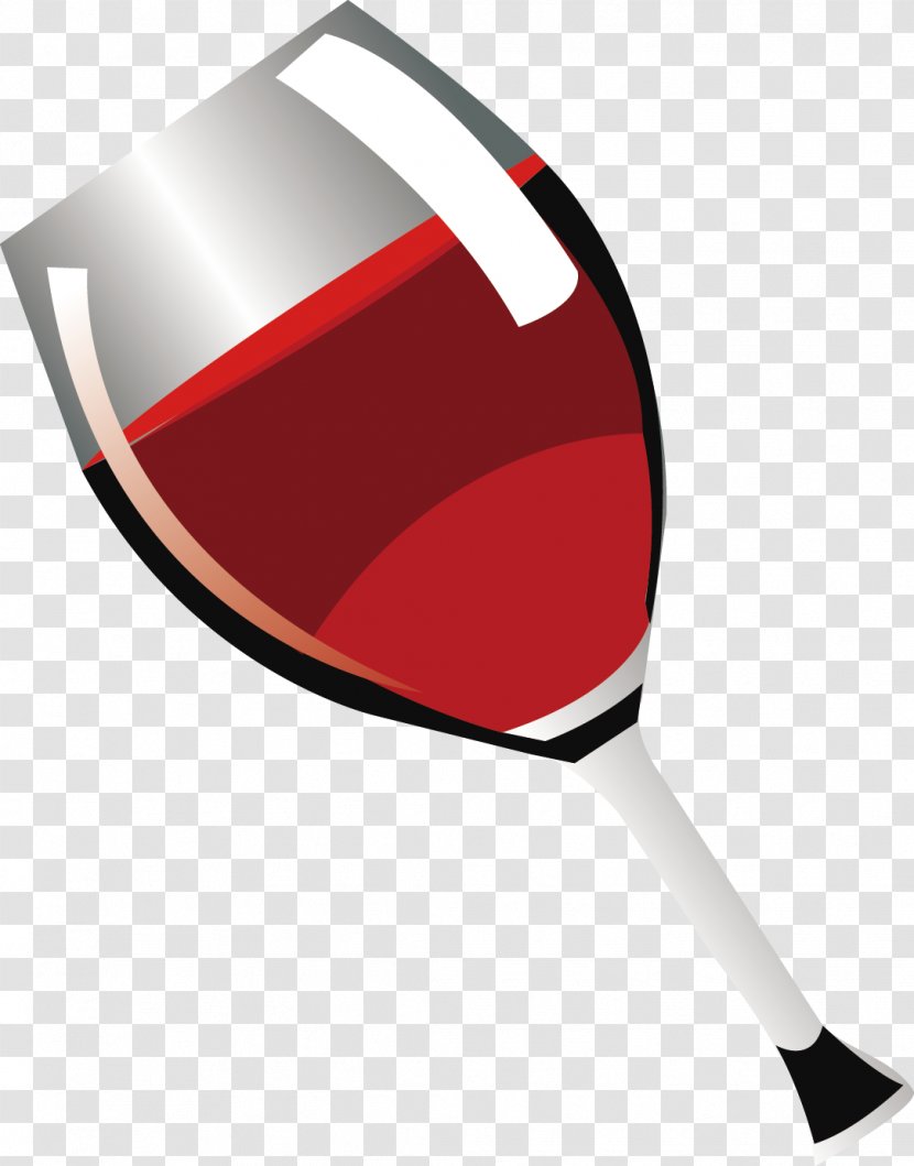 Red Wine - Glass - Decoration Design Vector Transparent PNG