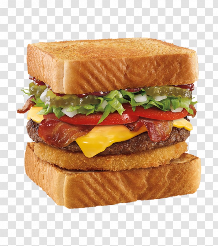 Cheeseburger Fast Food Bacon Hamburger Toast - Slider Transparent PNG