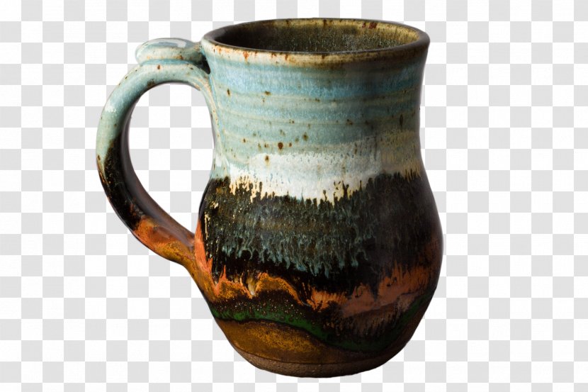 Coffee Cup Mug Ceramic Pottery Jug - Dishwasher Transparent PNG