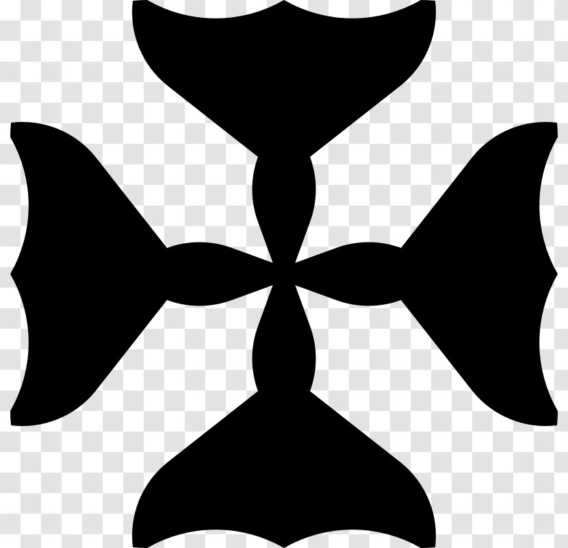 Christian Cross Crosses In Heraldry Clip Art - Bow Tie Transparent PNG