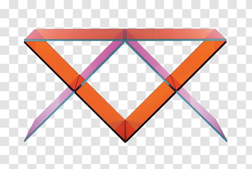Table Glass Designer Mirror - Triangle - Exquisite Personality Hanger Transparent PNG