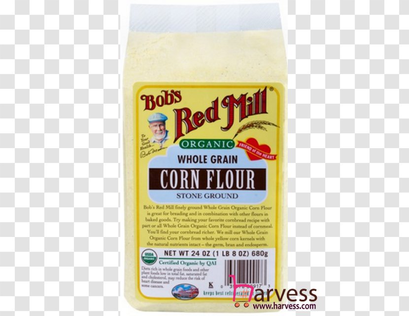 Organic Food Bob's Red Mill Flour Cornmeal Corn Starch Transparent PNG