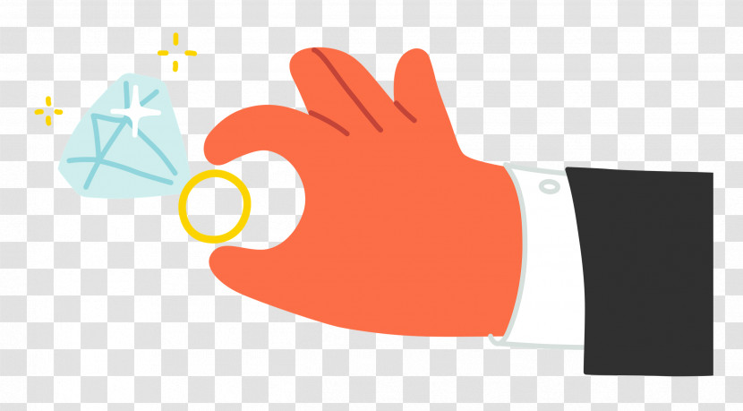 Hand Pinching Ring Hand Ring Transparent PNG