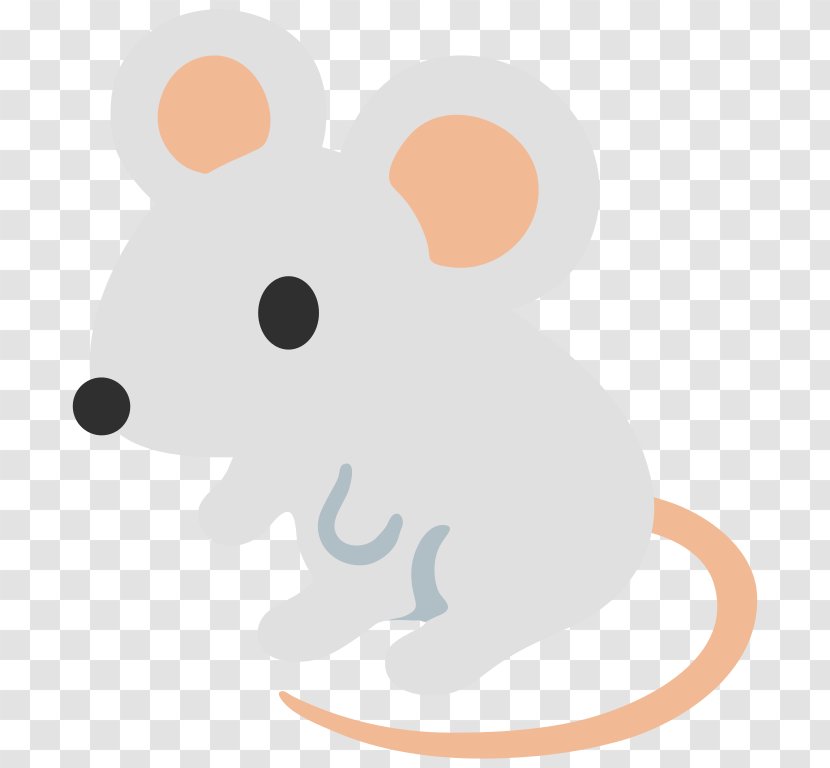 Computer Mouse Rat Emoji Clip Art - Rodent Transparent PNG